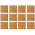 thumbnail image 2 of Pintar Art 12 Pack of 4x4” White Unglazed Ceramic Coasters Tiles with Adhesive Cork, 2 of 6