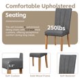 thumbnail image 6 of Harper & Bright Designs Farmhouse Extendable Wood Dining Table Set for 6, Kitchen Table Set with Bench and 4 Upholstered Chairs for Kitchen Dining Room, Gray, 6 of 17
