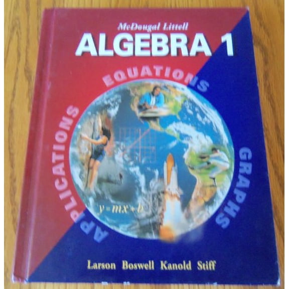 Pre-Owned McDougal Littell Algebra 1: Student Edition (C) 2004 2004 (Hardcover) 0618250182 9780618250189