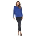 thumbnail image 4 of White Mark Women's Banded Dolman Top, 4 of 6