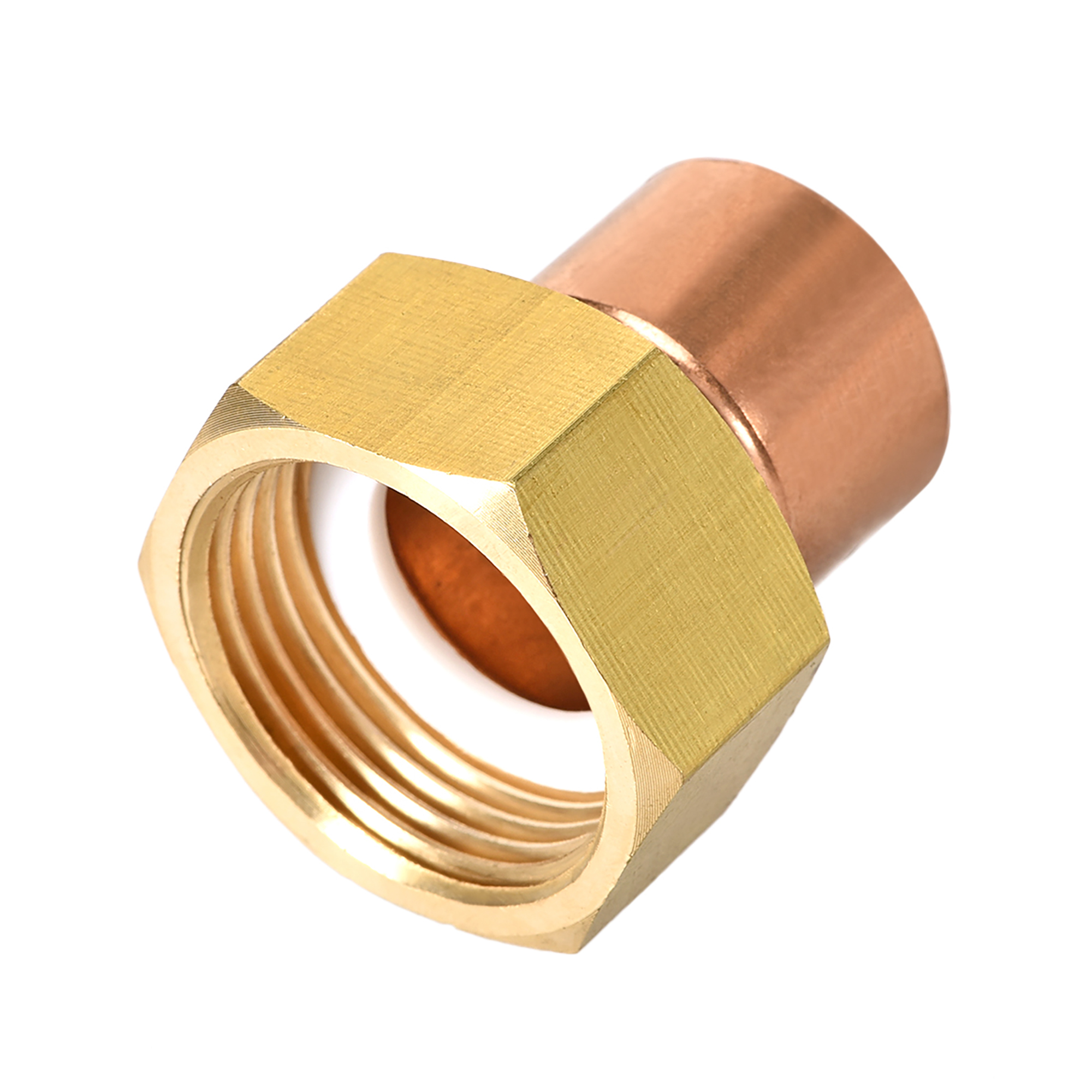 G3/4 Copper Union Fitting with Sweat Solder Joint to Male Threaded