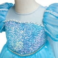 thumbnail image 7 of KAWELL Girls Princess Dresses with Accessories Costume Clothe up Party Halloween Christmas for Toddler, 7 of 7