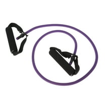 ORDDIART Exercise Bands 1Pcs Abs Purple Pull Rope with Door Anchor Handles for Home Gym Use 492x5315x106 In
