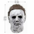 thumbnail image 4 of Máscara de Michael Myers, Máscara Original de Michael Myers para Adultos, Máscaras Realistas de Cabeza Completa de Látex, 4 of 4