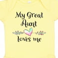 thumbnail image 4 of Inktastic My Great Aunt Loves Me Heart Boys or Girls Baby Bodysuit, 4 of 5