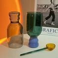 thumbnail image 5 of Vaso para bebidas, taza para helado con patas dulces y cuchara, para jugo, agua, ensalada de frutas, pudín, colores surtidos, 5 of 5