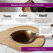 Ethiopian Black Seed Oil 4.2oz (GLASS)