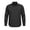 Black, variant on Mens Safari Shirts Long Sleeve Button Down T-Shirts UV Sun Protection Hiking Fishing Tshirt Lightweight Travel Tee Shirt