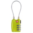 thumbnail image 1 of Candado con cable de 3 dígitos, candados de equipaje aprobados por la TSA para maletas, casilleros de gimnasio, equipaje de viaje (paquete de 2, Verde), 1 of 5