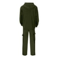 thumbnail image 5 of SGMVNU Mens Sweatsuits 2 Piece Set Zip Up Hoodie Sweatshirt Pullover Tracksuit Sweatpants with Pockets Casual Athletic Jogging Suit for Men(Army Green, L), 5 of 6