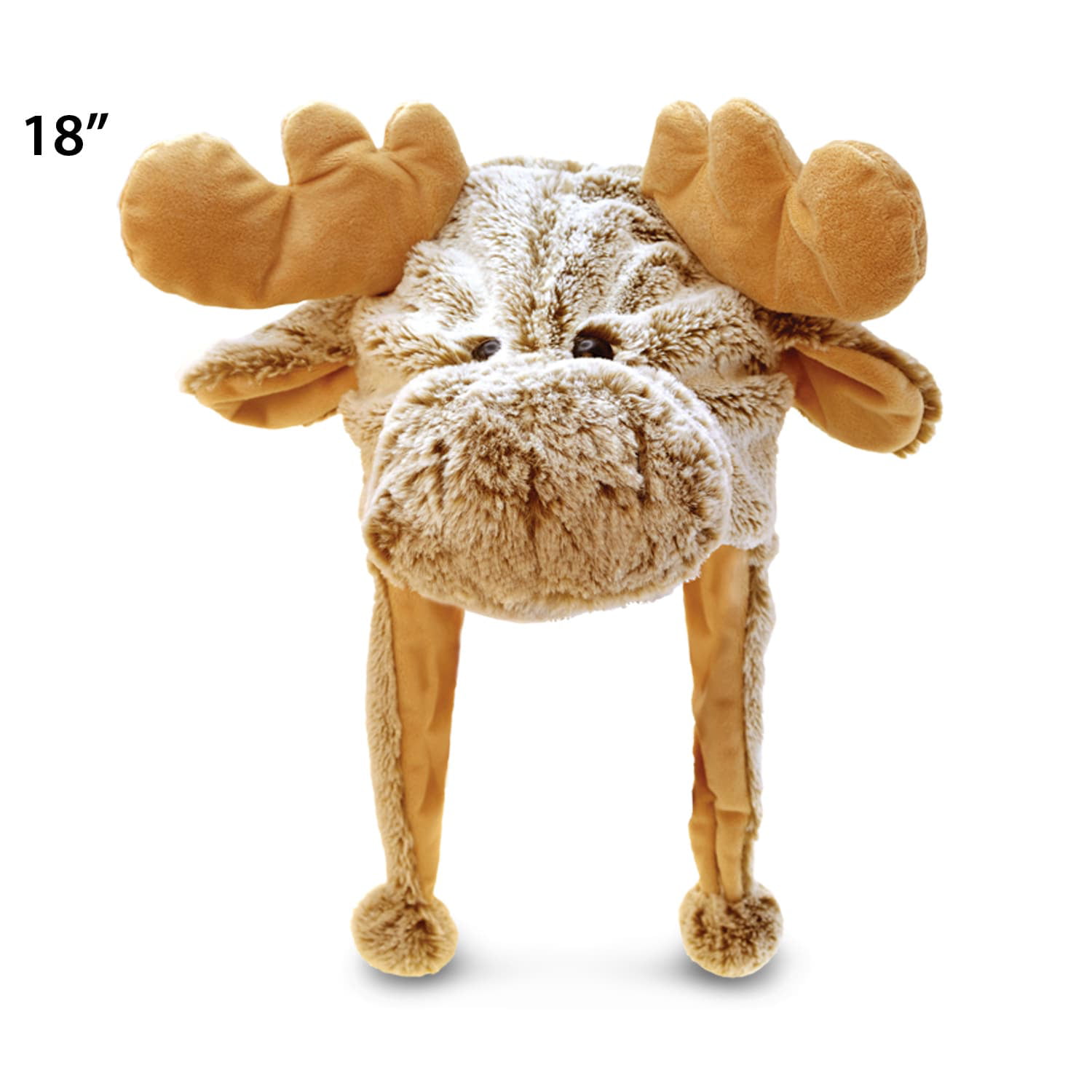 Puzzled Super-Soft Sitting Moose Plush 11 11 Getting Fit 5047