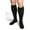Black, variant on Specialty 554 Secure Men's 40-50 Closed Toe Knee High Compression Stockings w/Silicone Band Black L2 Long