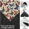 thumbnail image 3 of Colorful Butterfly Leaf Flower Beige Pattern Kitchen Rugs Sets Of 3,Kitchen Runner Rugs Non Skid Washable,Decorative Kitchen Floor Mats for Kitchen,Sink,Laundry,17"x30"+ 17"x47" + 17"x59", 3 of 6