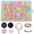 thumbnail image 1 of Snap Beads Set Creative Acrylic Developmental DIY Beads Toy DIY Jewelry Beads, 1 of 10
