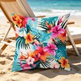 thumbnail image 5 of 17.7 Inch Summer Waterproof Pool Beach Outdoor Pillow Cover, Quick Dry Sand Proof Decorative Throw Cushion Case, Pillowcase for Patio, Balcony, Yard, Swimming Pool & Water Activities Decor, L, 5 of 7