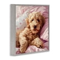 thumbnail image 3 of Stupell Industries Cottage Sleepy Labradoodle in Bed Gray Framed Giclee Art, 24 x 24, by Jim Baldwin, 3 of 8