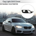 thumbnail image 2 of 1pc Rejilla de luz antiniebla frontal derecha para BMW F30 F31 2011-2018 No.51117300740 ABS Negro, 2 of 7