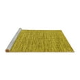 thumbnail image 2 of Ahgly Company Machine Washable Indoor Rectangle Abstract Yellow Contemporary Area Rugs, 4' x 6', 2 of 4