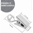 thumbnail image 2 of 30-Pack Stainless Steel Curtain Clips with Hooks for Home Decor and Outdoor Use, 2 of 5
