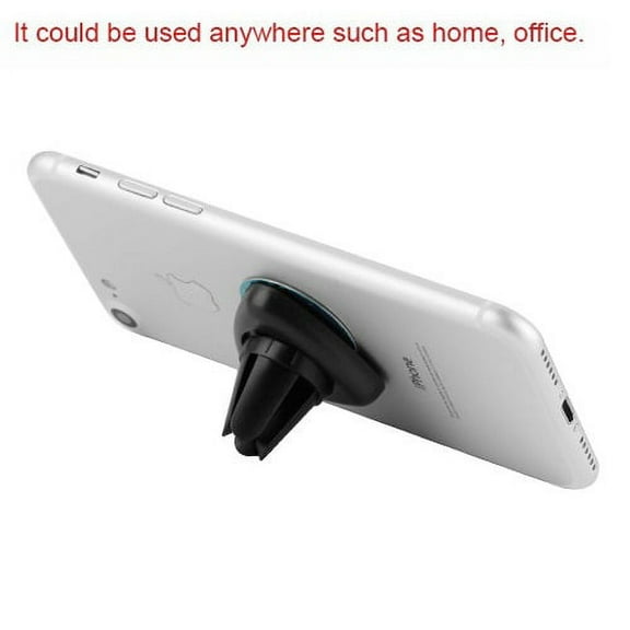 Extra Strength Magnetic Car Vent Smartphone Holder (Triangle Shape) for Vertu Signature Touch, Panasonic Eluga V P-06D, X P-02E, Sharp Aquos EX SH-04E, SH-07D (Black)   Mini Stylus