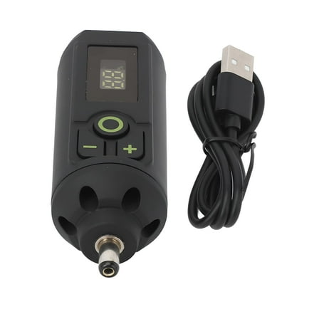 FACEGA Wireless Tattoo Machine Battery Type C Alloy Digital LCD Tattoo Power Supply for Beauty Salon 5.5mm DC