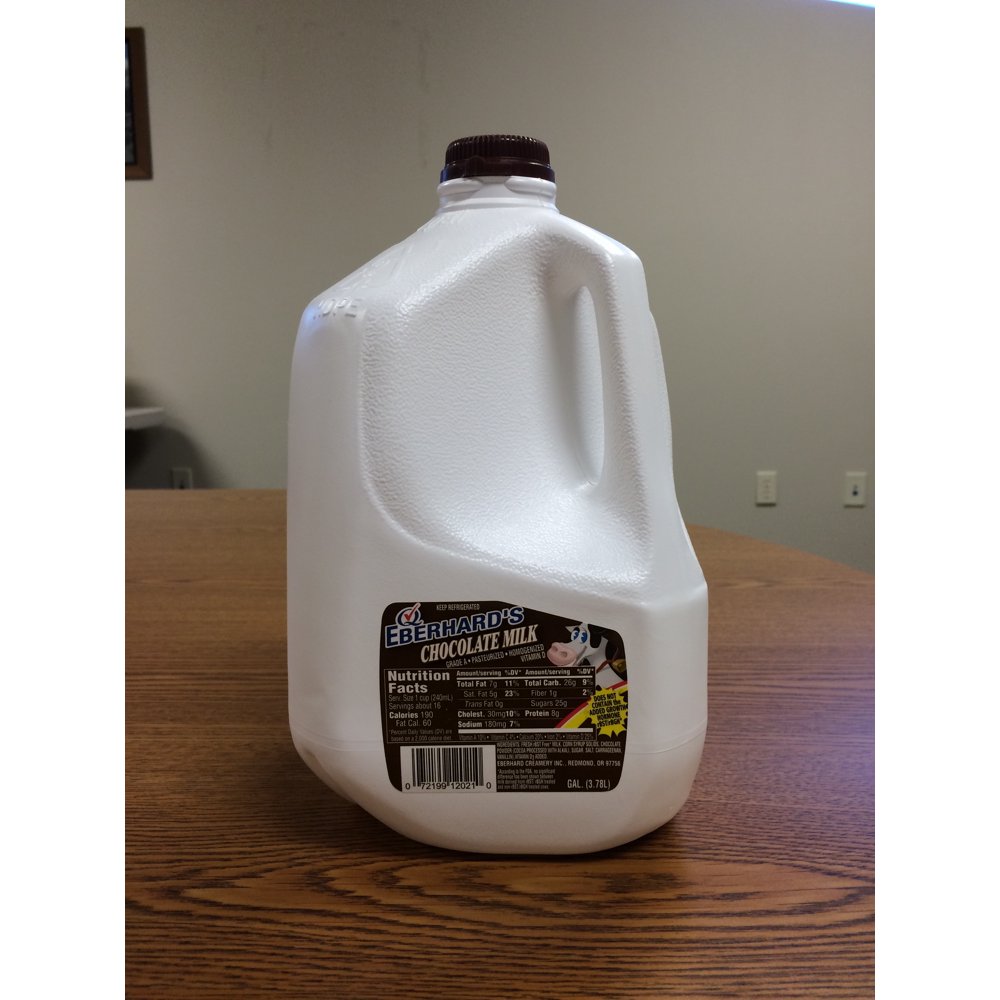 Eberhard's Whole Chocolate Flavoured Milk,1 Gallon