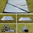 thumbnail image 2 of Camping Mat Foam Foil Blanket – Thermal Aluminum Foam Pad for Tent Floor, Double-Sided Reflective, Waterproof Insulated Mat for Hiking, Picnic & Cold Weather, Ultralight 5.6oz, Large 59"x78.7", 2 of 6