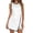White, variant on AEXTO Women's Workout Tennis Dress with Built-in Bra & Shorts Pockets Sleeveless Crewneck Golf Athletic Mini Dresses