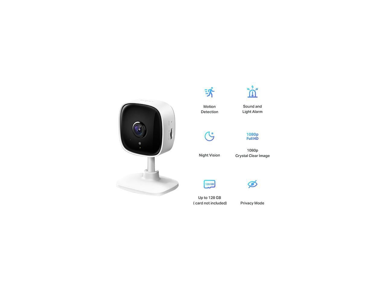TP-Link Tapo 2K Indoor Security Camera for Baby Monitor, Dog Camera w/ Motion Detection, 2-Way Audio Siren, Night Vision, Cloud &SD Card Storage (Up to 256 GB), Works with Alexa & Google Home (C110)