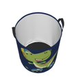 thumbnail image 5 of Uemuo Dino Playing Roller Skate Pattern Circular Laundry Hamper Basket with handles,Collapsible laundry basket,Large capacity laundry hamper,Laundry Organizer-, 5 of 8