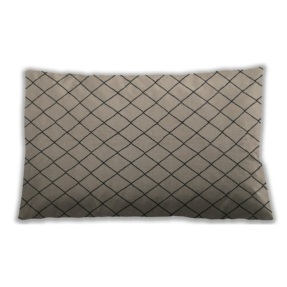 Ahgly Company Outdoor Rectangular Contemporary Lumbar Throw Pillow, 13 inch by 19 inch