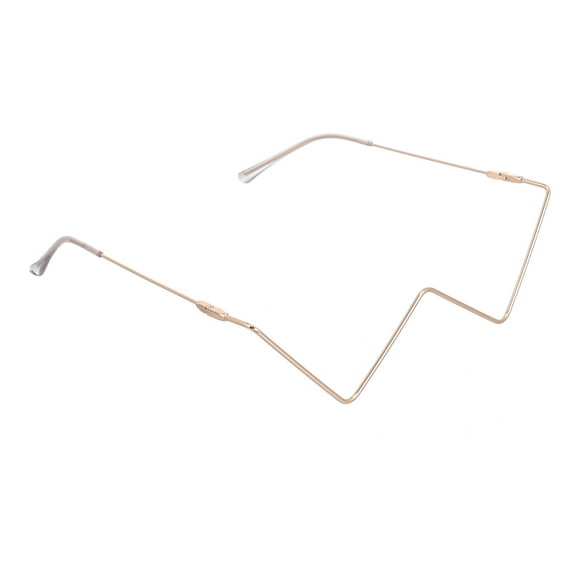 Semi-rimless Eyeglasses Frame No Lens Eyeglasses Frame V-shaped Glasses Frame