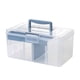 thumbnail image 1 of Toystoory Caja de almacenamiento de plástico resistente y espaciosa para todas las necesidades, contenedor de almacenamiento multiusos Almacenamiento y organización del hogar Azul (L), 1 of 6