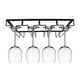 thumbnail image 3 of Estante para copas de vino, soporte para copas de vino, organizador de hierro para cocina, bar, restaurante, negro, 3 of 9