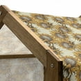 thumbnail image 5 of Sunflower Pet House, Vintage Style Ornament with Flowers Agriculture Nature Theme Sketchy Art, Outdoor & Indoor Portable Dog Kennel with Pillow and Cover, 5 Sizes, Multicolor, by Ambesonne, 5 of 5