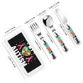 thumbnail image 2 of Easygdp I Love My Autism 3-Piece Flatware Set Kids Silverware, Stainless Steel Toddler Kids Utensils Safe for Preschooler Children, 2 of 8