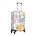 thumbnail image 3 of Balery Luggage Cover Zebra Colourful Print Suitcase Covers for Luggage Elastic Washable Suitcase Protector Fits 18-32 Inch Luggage-X-Large, 3 of 9