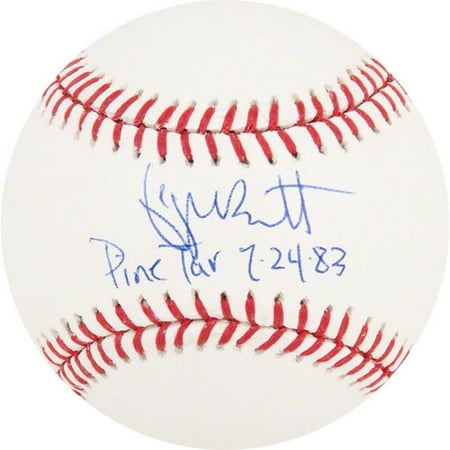 MLB - George Brett Autographed Baseball | Details: Kansas City Royals, with "PINE TAR 7/24/83" Inscription
