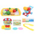 thumbnail image 2 of Sturdy  Abs Material Children Pretend Play Toy, Simulation Kitchen Vegetable, Vegetable Set Toy, Outdoors Home For Parent Children Vegetable Set, 2 of 8