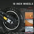 thumbnail image 5 of 49cc Kids Dirt Bike Gas Powered, 2-Stroke Mini Motorcycle Up to 25 Mph, Front & Rear Disc Brakes, 10" Off-Road Tires, Hydraulic Shock, 5 of 7
