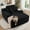 Black (Corduroy Fabric), variant on Vcatnet 67"x48" Chaise Lounge Chair Indoor Oversized Lounge Couch Upholstered Corduroy Sofa Bed for Living Room and Bedroom, Black