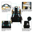 thumbnail image 3 of ALAZA Funny Dinosaurs Backpack Elementary School Bag Bookbag Travel Rucksack, 3 of 7