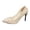 Beige, variant on Women’S Vintage Polka Dot Pointed Toe Thin Heel Pumps, High-Grade PU Slip On High Heel Dress Shoes, Chic Casual Office Evening Heels, 1 Pair, Sizes 35 Through 42