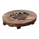 thumbnail image 3 of Bandeja móvil para macetas, soporte de madera con ruedas para macetas, ajustable, para uso interior y exterior. Estilo A de 21 cm, 3 of 8