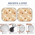 thumbnail image 5 of Picia Autumn and Thanksgiving 2 Piece Car Windshield Sun Shade Foldable | Foldable Sun Shield for Front Window Blocks UV Rays and Keeps Your Vehicle Cool-, 5 of 7