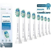 C2 Optimal Plaque Control Replacement Toothbrush Heads Compatible with Sonicare ProtectiveClean Power Brush, white, HX9024/65, 8 Pack