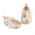 thumbnail image 4 of Yoyauz Baby Girl Mary Jane Shoes Anti Slip Rubber Sole Ballet Slippers Princess Dress Wedding Shoes Newborn Kids Shoes Toddler Shoes（0-12 Month）, 4 of 9