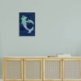 thumbnail image 2 of Nautical Mermaid Swimming Tortoise Fairy Tales & Fantasy Graphic Art Unframed Art Print Wall Art, 2 of 6