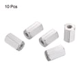 thumbnail image 3 of Unique Bargains M3 x 0.5-Pitch 10mm Length 304 Stainless Steel Metric Hex Coupling Nut, 10-Pack, 3 of 5