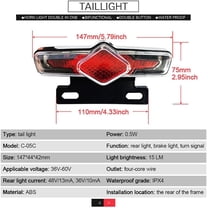 Ebike Headlight and Tail Light Sets
